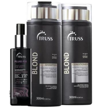 Imagem de Kit Truss Blond Fluid Cabelos Loiros (3 Produtos)
