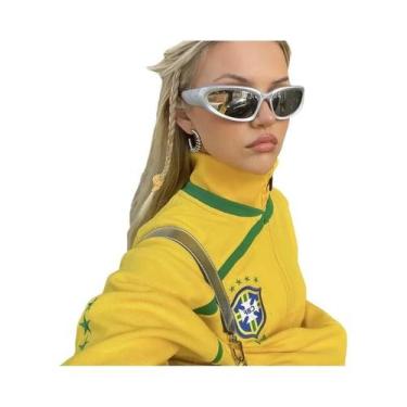 Imagem de Moletom Feminino Y2K Vintage Bordado Com Zíper, Casual, Solto E Quente