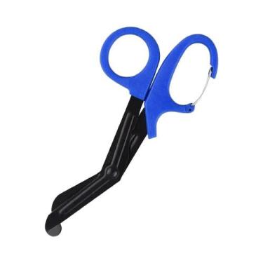 Imagem de Tesoura De Trauma EMT De Aço Inoxidável Durável De 15cm, Fácil De Segu