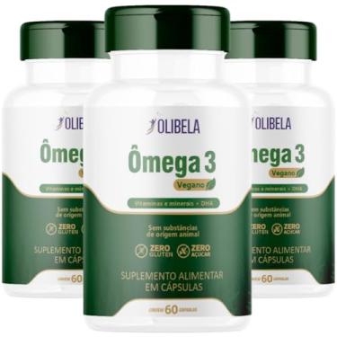 Imagem de Ômega 3 Vegano com DHA + 15 Vitaminas e Minerais | 60 Cápsulas | Suplemento Alimentar Sem Glúten e Sem Açúcar | Alta Absorção | 100% Vegano | Olibela (3)