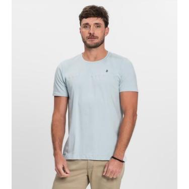 Imagem de Camiseta Básica Masculina Diametro Azul, GG, Azul