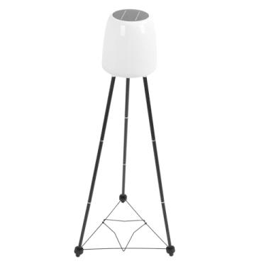 Imagem de KIMISS Lâmpada de Piso Solar de Metal Com Suporte para Plantas - Iluminação Externa à Prova d'água para Jardim e Pátio - Luz Movida a Energia Solar de Fácil Montagem