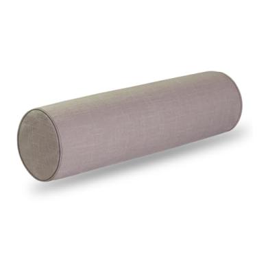 Imagem de Almofada cilíndrica de espuma viscoelástica – Almofada cervical ergonômica para suporte de pescoço/pernas/costas, reforço decorativo para sofá/cama de casa, almofadas de espuma viscoelástica de rolo