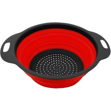 Imagem de Escorredor Multiuso de Silicone Dobrável 25cm REDONDO