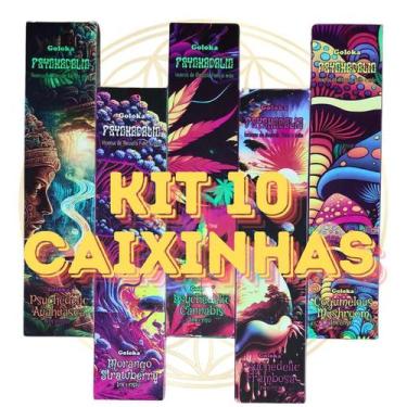 Imagem de Incenso Goloka Vareta Linha Psychodelic 10 Caixinhas, KIT C/ 10