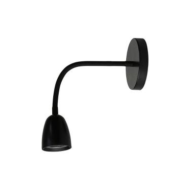 Imagem de Arandela Taschibra Direct Articulável Led Mr16 Bivolt Preto 3000k Luz Amarela 15060094