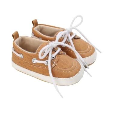 Imagem de Sapatos De Caminhada Antiderrapantes Para Bebê Menino Com Sola De Teci