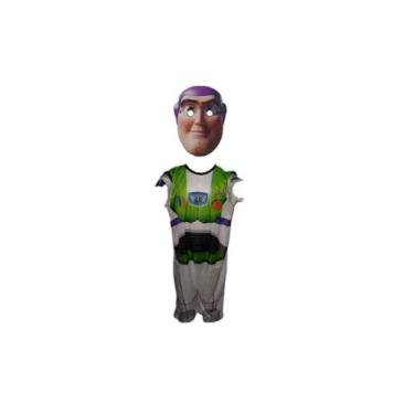 Imagem de Fantasia Roupa Infantil Buzz Lightyear Com Máscara E.v.a. 3d - Bililik