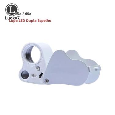 Imagem de Lupa Geológica De Alta Ampliação Com Luz LED 30/60x, Ferramenta De Ide
