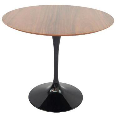 Imagem de Mesa de Jantar Tulipa Saarinen Redonda 107 cm - Imbuia - Personal Move