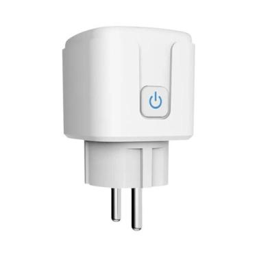 Imagem de Tomada Inteligente Tuya Zigbee EU 20A Com Monitoramento De Energia E C