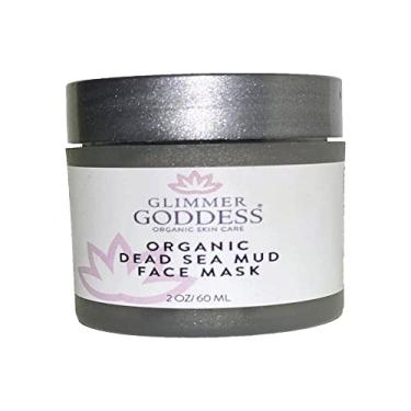 Imagem de Máscara facial orgânica Glimmer Goddess para minimizar poros e cravos - máscara de lama do mar morto, 59 ml