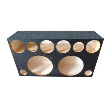 Imagem de Caixa Vazia 2 Alto-falantes 12 4 Cornetas 2 Tweeter Dutada