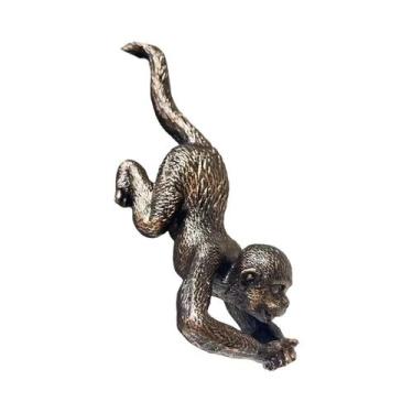 Imagem de Estátua De Macaco Pendurada Para Jardim Externo, Decoração De Resina P