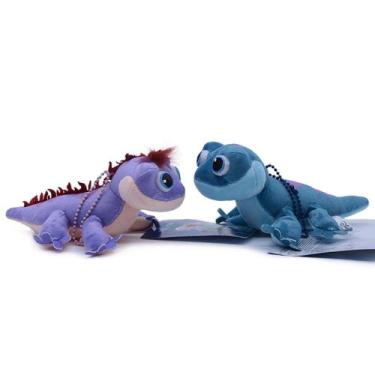 Imagem de Boneca de brinquedo de pelúcia Anna Fire Spirit Blue Lizard 12 cm, 2 u