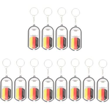 Imagem de Chaveiro abridor de garrafas INOOMP Flag National Chaveiro de 12 peças