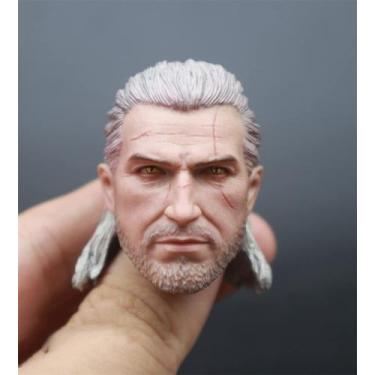 Imagem de Figura Head Sculpt HiPlay em escala 1/6 masculina para Phicen de 12 po