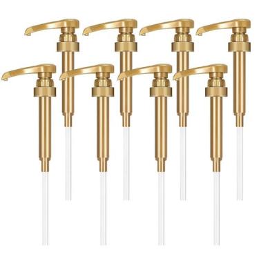 Imagem de Dispensador de bomba de xarope de 8 peças para garrafa de xarope de ca