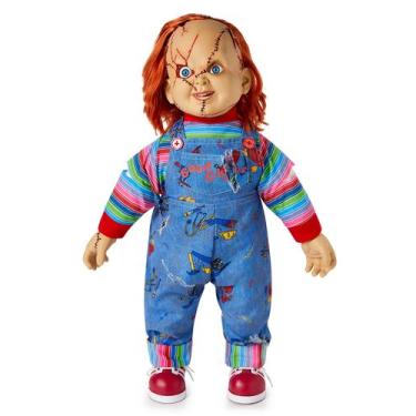 Imagem de Doll Spirit Halloween Chucky 60 cm com vestido de noiva em vinil