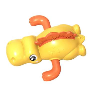 Imagem de Brinquedo de banho Wind-up Dinosaur NEXTAKE Dino Swimming Toy amarelo