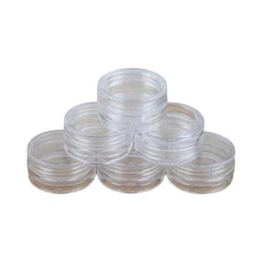 Imagem de Caixa De Armazenamento De Joias Em Plástico Transparente 2.5ml Pequeno