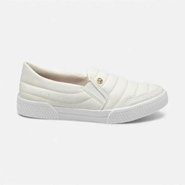 Imagem de Tênis Slip On Kolosh Casual Feminino Branco-Feminino