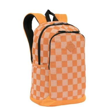 Imagem de Mochila Sestini Magic Jeans Xadrez - Amarelo, Amarelo