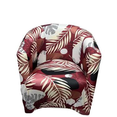Imagem de Capa Poltrona Circular ferradura Estampada - Taty Capas e Confecções, 