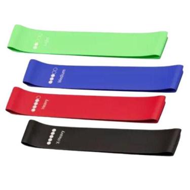 Imagem de Cinto Para Exercicios Fisicos Kit Com 5 Elasticos - THOR