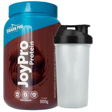 Imagem de Whey Protein JoyPro Brigadeiro 900g Coqueteleira - Shark Pro-Unissex