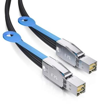 Imagem de Cabo externo ipolex Mini SAS HD SFF-8644 para SFF-8644 3m