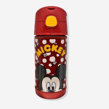 Imagem de Garrafa infantil click com canudo mickey mouse disney