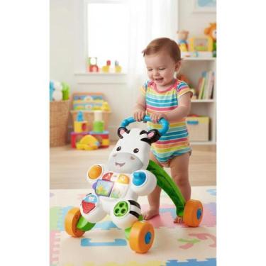 Imagem de 2x Andador Bebê Zebra Aprendizado Primeiros Passos Colorido - Congratu