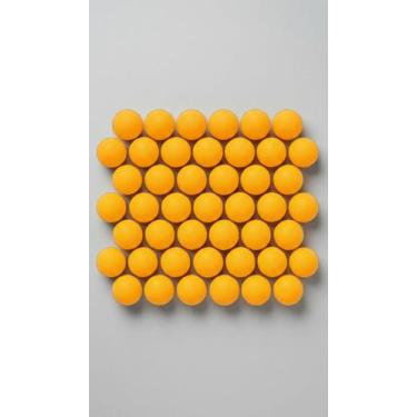 Imagem de 50 Bolinhas de Tênis de Mesa Plástico Laranja 38mm - Congratulations S