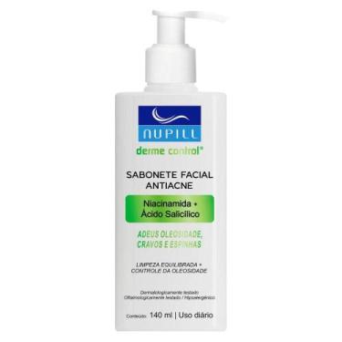 Imagem de Sabonete Facial Antiacne Nupill Derme Control Niacinamida e Ácido Sali