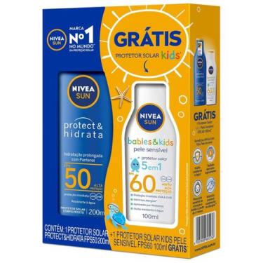 Imagem de Kit Protetor Solar FPS50 + Protetor Solar Sensitive FPS60 - NIVEA
