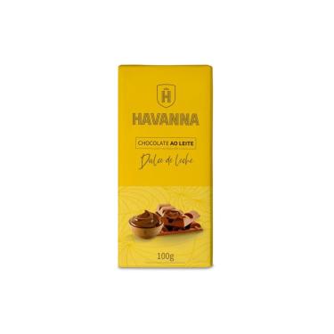 Imagem de Barra de Chocolate ao Leite Havanna com Recheio de Doce de Leite 100g