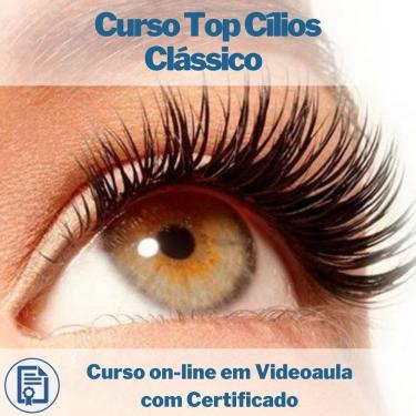 Imagem de Curso on-line em videoaula de Top Cílios Clássico com Certificado