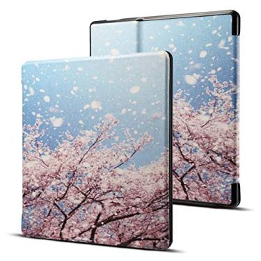 Imagem de CCOO Nova capa para Kindle Oasis (9ª, 2017 lançada e 10ª geração de 2019, 7 polegadas), capa de poliuretano premium, despertar/dormir automática inteligente