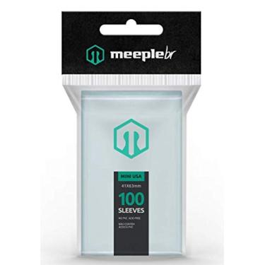 Imagem de MeepleBR, Sleeves - MINI USA (41x63mm), TCG, Plástico para Proteção de Cartas