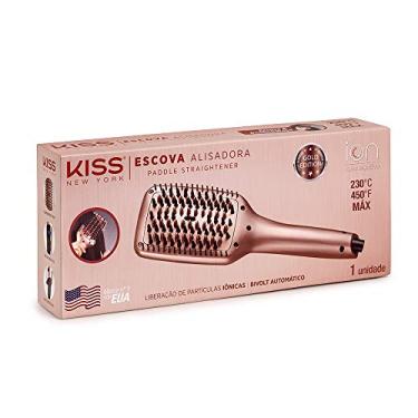 Imagem de KISS NEW YORK Escova Alisadora Linha Gold Edition Bivolt