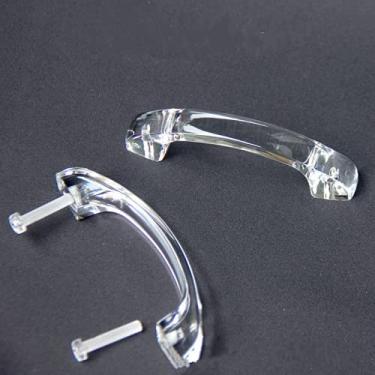 Imagem de 5 peças de acrílico moderno puxador de porta puxador de gaveta armário armário cozinha puxador puxadores de gaveta hardware ouro roupeiro puxadores móveis, b