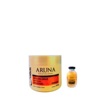 Imagem de Combo: Máscara Dubai Gold – 500ML + Ampola Banho de Ouro