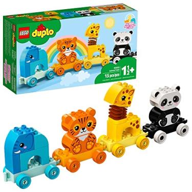 Imagem de 10955 LEGO® DUPLO® O Meu Primeiro Trem de Animais; Brinquedo de Construção (15 peças)