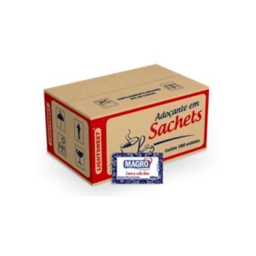 Imagem de Adoçante magro sachê 0,6g c/ 1.000 unidades