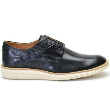 Imagem de Sapato Masculino Esporte Fino Couro Legitimo Loafer Cafe - Rota Shoes,