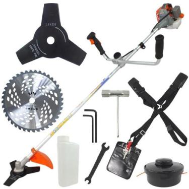 Imagem de Roçadeira Profissional Vulcan VR260P 2T 26CC 0,9CV para Jardim + Disco