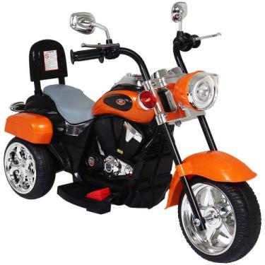 Imagem de Moto Elétrica Infantil 3 Rodas TR 1501 6V Laranja Bel, 6V, Único