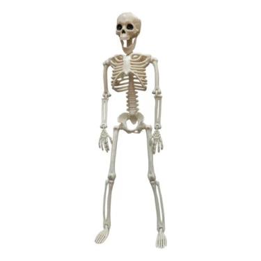 Imagem de Esqueleto Humano Articulado 40cm - Decoração Halloween - Genérico