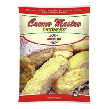 Imagem de CREME MESTRE ARCOLOR 1kg PATISSYER CONFEITERO BAUNILHA SONHO